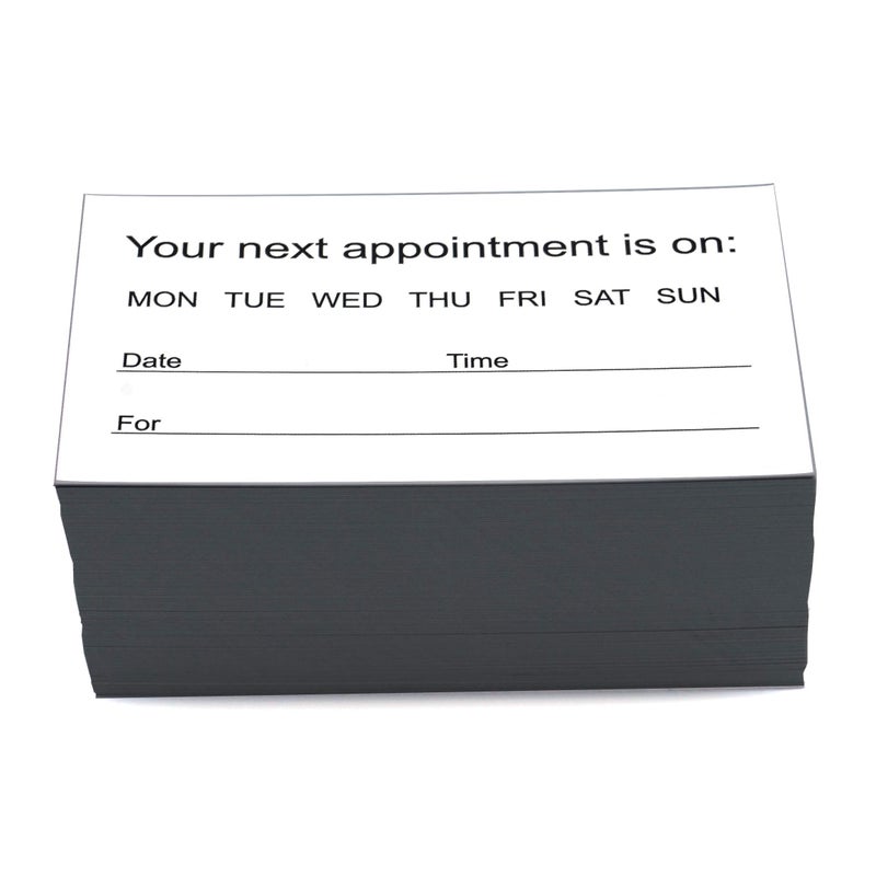 RXBC2011 Appointment Reminder Cards Pack of 100 Navy Blue - Image 5